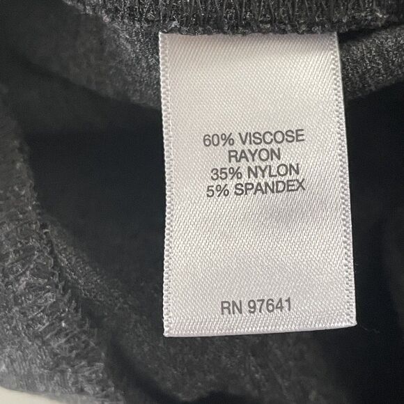 J Jill Gray Pants Ponte Slim Leg Size Small Thick Leggings Pull On Stretch - Picture 8 of 12